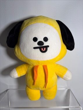 Chimmy BT21 Yellow Plush Dog Character Plushie 10” Tall